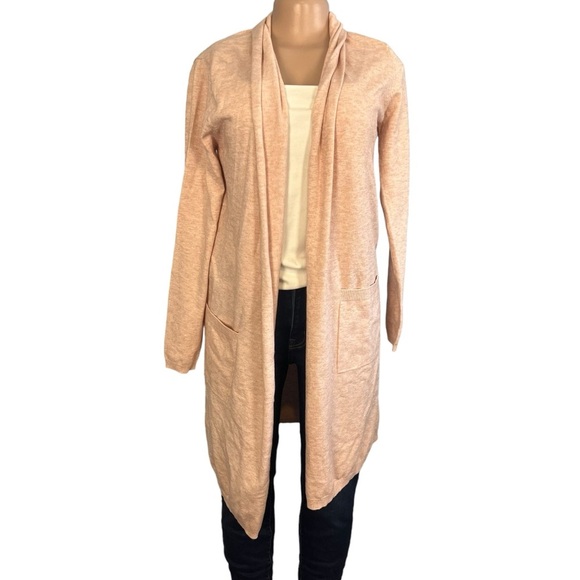 3/$30 🍂 Karen Kane Pink Lightweight Duster Cardigan - Picture 1 of 7